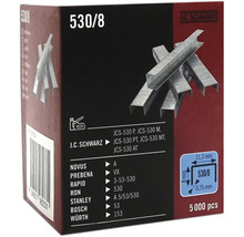 J.C. Schwarz häftklamrar typ 530/8, förpackning med 5000 stycken