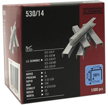 Förpackningsenhet J.C. Schwarz klammer typ 530/14 med 5000 stycken