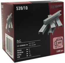 J C Schwarz häftklamrar typ 539/10, 5000 stycken