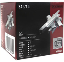 Förpackningsenhet J.C. Schwarz klamrar typ 345/10, 5000 stycken
