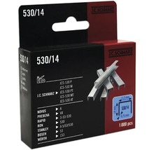 J C Schwarz häftklamrar typ 530/14, 1000 stycken