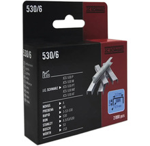 J C Schwarz häftklamrar typ 530/6, 2000 stycken