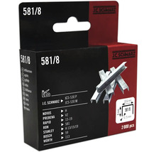 JC Schwarz häftklamrar typ 581/8, 2000 stycken