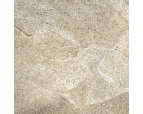 Utomhusklinker FLAIRSTONE Granitkeramik City wave beige 60 x 60 x 2 cm