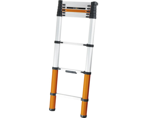 Teleskopstege av aluminium