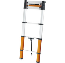 Teleskopisk stege av aluminium