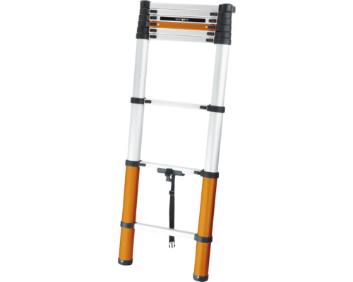 Teleskopisk stege av aluminium