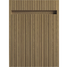 Tvättställsunderskåp DIFFERNZ Hura L brun räfflad ek matt 39,5x52 cm