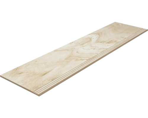 Keramisk trappsteg med räfflad kant