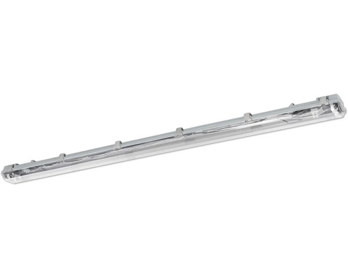 Lysrörsarmatur EGLO Clear plus LED grå IP65 1558mm Vattentät armatur för belysning av inomhusutrymmen