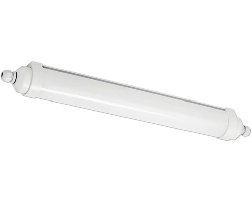 Lysrörsarmatur EGLO Strong LED grå IP65 630mm Våtrumslampa