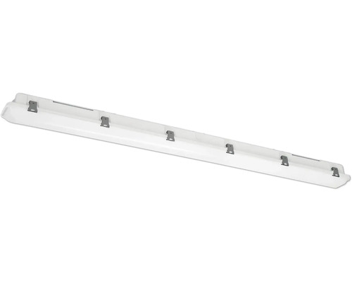 Lysrörsarmatur EGLO General LED grå IP65 1188mm Långsmal armatur för inomhusbelysning