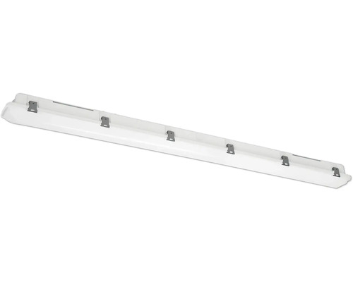Lysrörsarmatur EGLO General LED grå IP65 1488mm Våtrumsarmatur