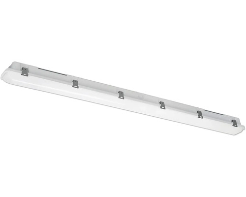 Lysrörsarmatur EGLO Ammoniak LED grå IP69 1488mm Våtrumsarmatur