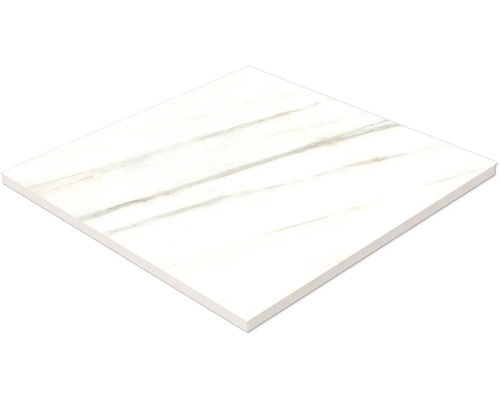 Vitt golvplatta med marmorlook