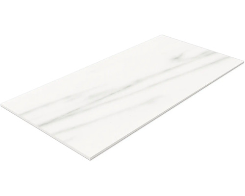 Vit kakelplatta med marmorutseende