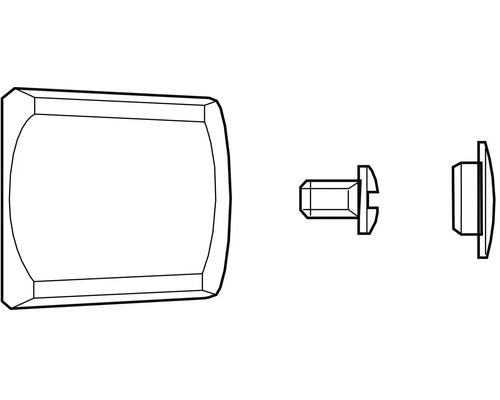 Täcklock och fäststift i detalj