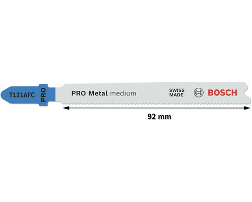 Bosch sticksågsblad Pro Metal medium, 92 millimeter