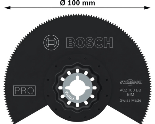 Bosch sågblad ACZ 100 BB för trä, diameter 100 millimeter