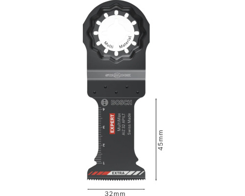 Bosch multifunktionsverktyg sågblad, 32 mm bred och 45 mm lång