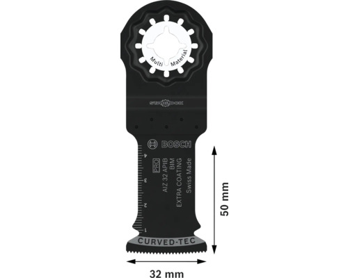 Bosch dyksågblad med en bredd på 32 millimeter och en längd på 50 millimeter
