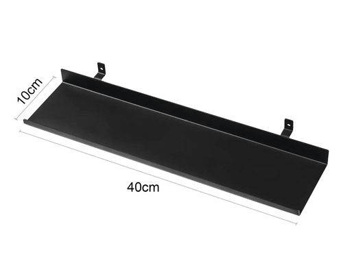 Metallhylla, 40 x 10 centimeter