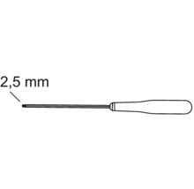 2,5 mm skruvmejsel