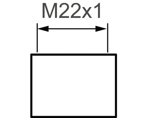 Anslutningsmått M22x1
