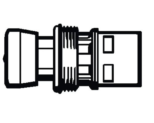 Kran reservdel med gänga
