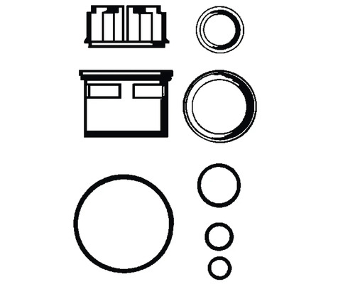 Tätningssats för sanitära applikationer