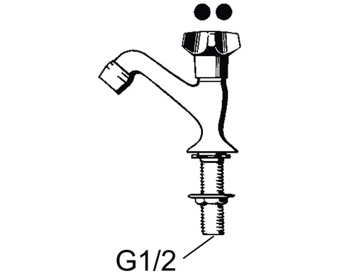 Sanitetsarmatur med G1/2-anslutning