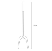 Sopskyffel, 52 cm hög
