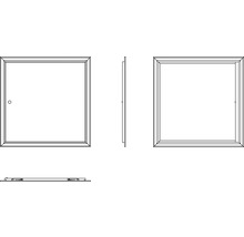 Inspektionslucka i olika vyer.