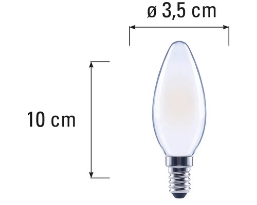 Ljuslampa med måtten 10 x 3,5 cm