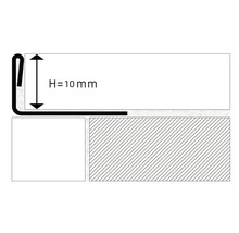 Profilremsa med en höjd på 10 mm