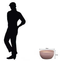 Planteringsskål med måtten 34 x 17 centimeter