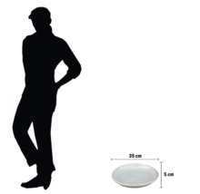 Växtbricka, 35 centimeter bred och 5 centimeter hög