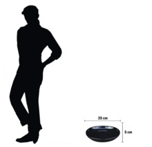 Dekorationsskål, diameter 35 centimeter, höjd 5 centimeter