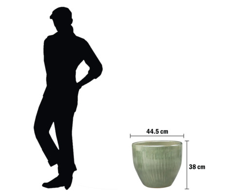 Blomkruka med måtten 44,5 cm gånger 38 cm