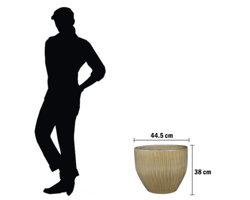 Växtbehållare med måtten 44,5 cm x 38 cm