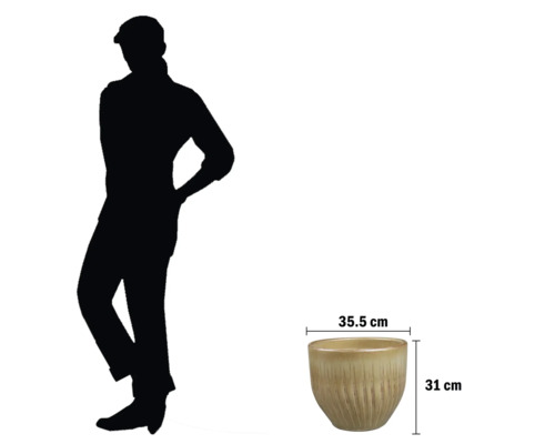 Blomkruka med måtten 35,5 cm x 31 cm