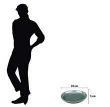 Keramisk planteringskärl med måtten 35 cm x 5 cm