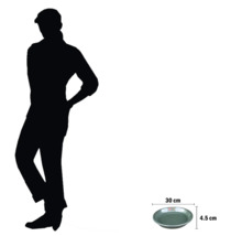 Dekorativ skål, diameter 30 cm, höjd 4,5 cm