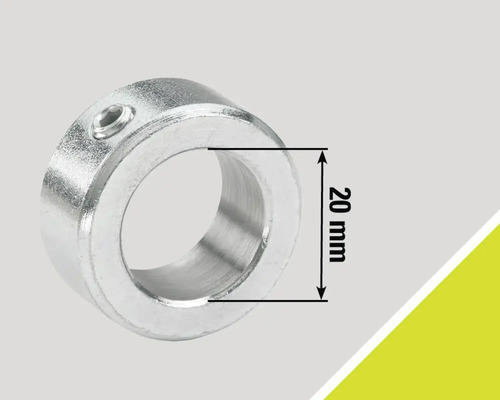 Metallisk axelring med en storlek på 20 millimeter