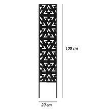Skärmelement med mönster, 100 x 20 centimeter