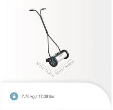 Handgräsklippare med handtag och dimensioner