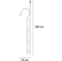 Växtupphängare med måtten 180 cm hög och 35 cm bred