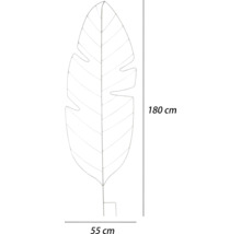 Växtstöd i form av ett blad, 180 x 55 cm