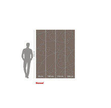 Komar fototapet med abstrakt mönster, 250 cm hög och 200 cm bred