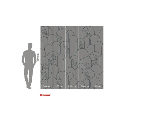 Fototapet med Bambi och hans vänner